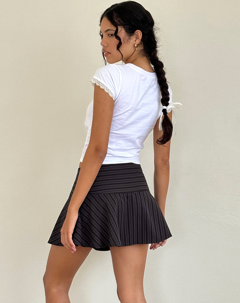 Image de Izzy Top en blanc Strawberry Girl Script