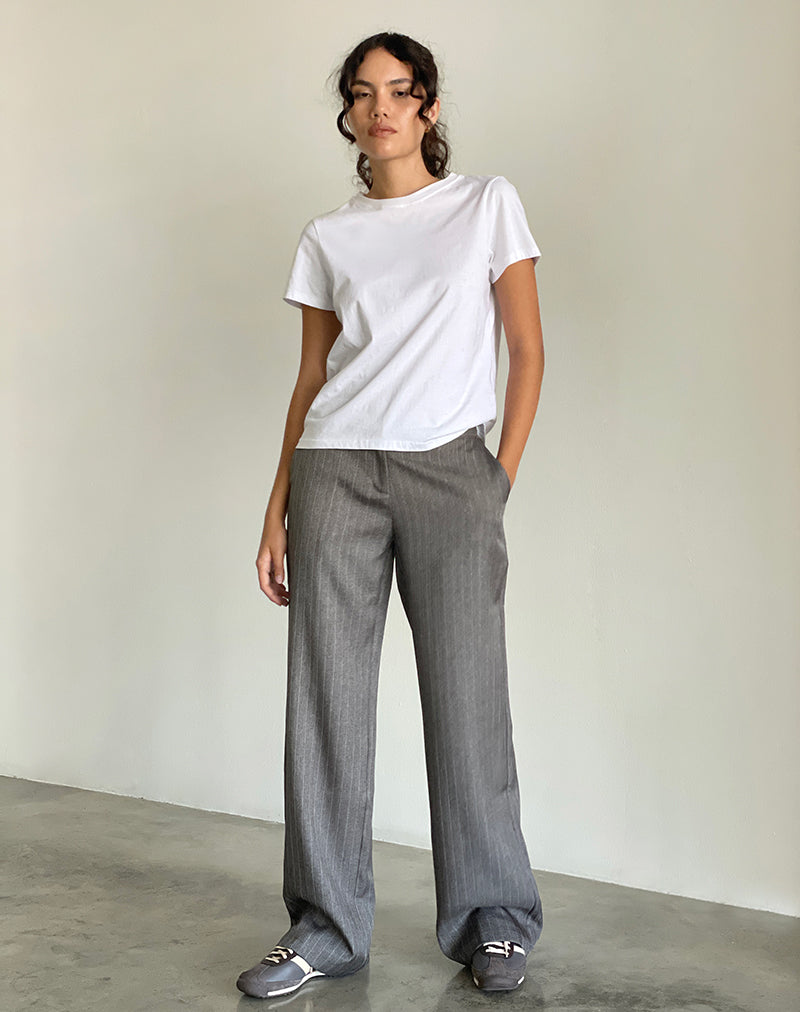 Image de Jaliba Smart Trouser in Grey Pinstripe Tailoring
