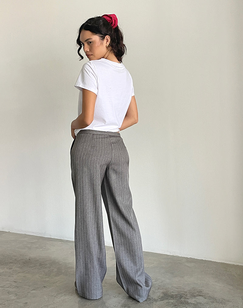 Image de Jaliba Smart Trouser in Grey Pinstripe Tailoring