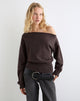 Image de Jalira Asymmetric Jumper in Brown