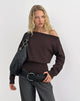 Image de Jalira Asymmetric Jumper in Brown