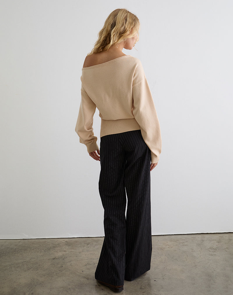 Image de Jalira Asymmetric Jumper in Cream