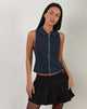 Image de Janae Vest Top in Tailoring Navy