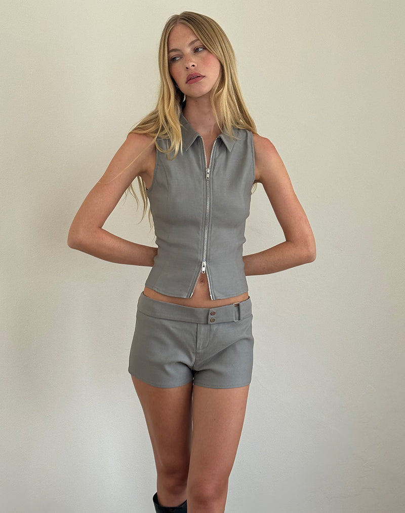 Image de Jarli Hot Pants in Stretch Tailoring Grey