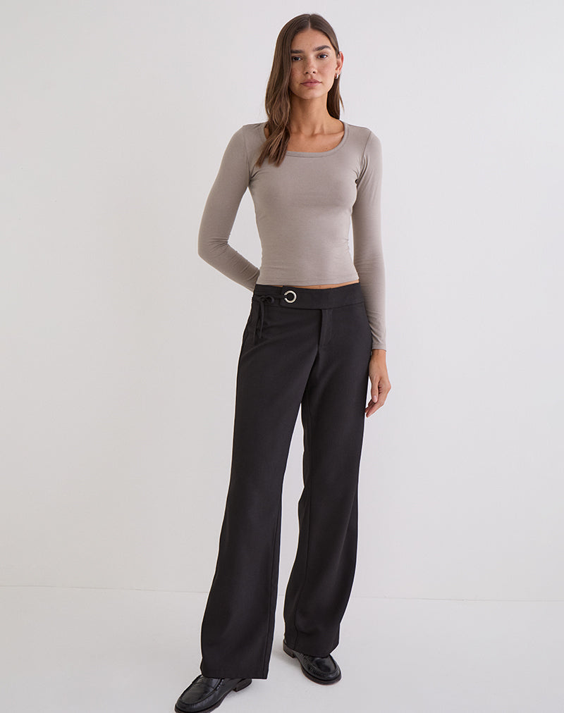 Image du haut à manches longues Janana en coton Moon Rock