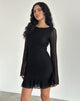 Image de Janawa Mini robe dos nu en dentelle noir