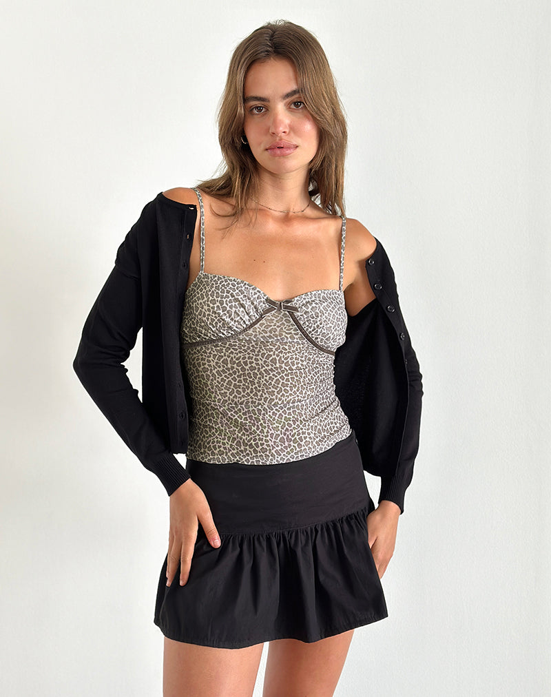Image de Jarita Cami Top in Dainty Leopard Light Brown