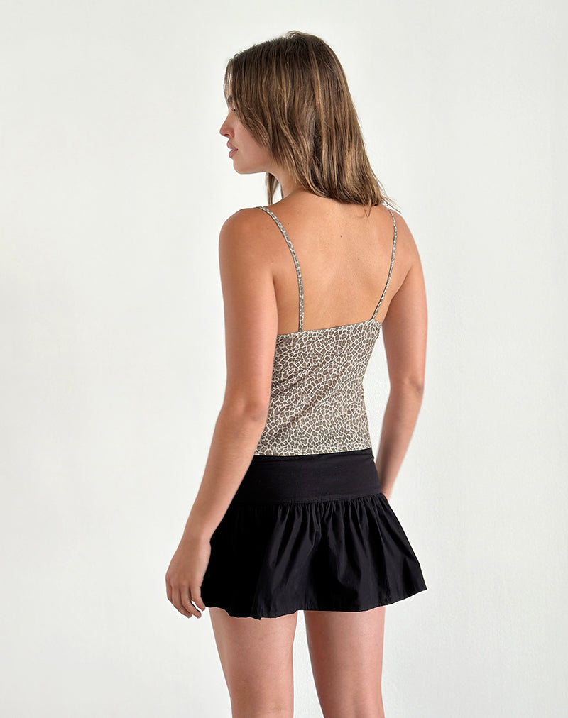 Image de Jarita Cami Top in Dainty Leopard Light Brown