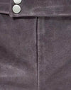 Distressed PU Washed Plum
