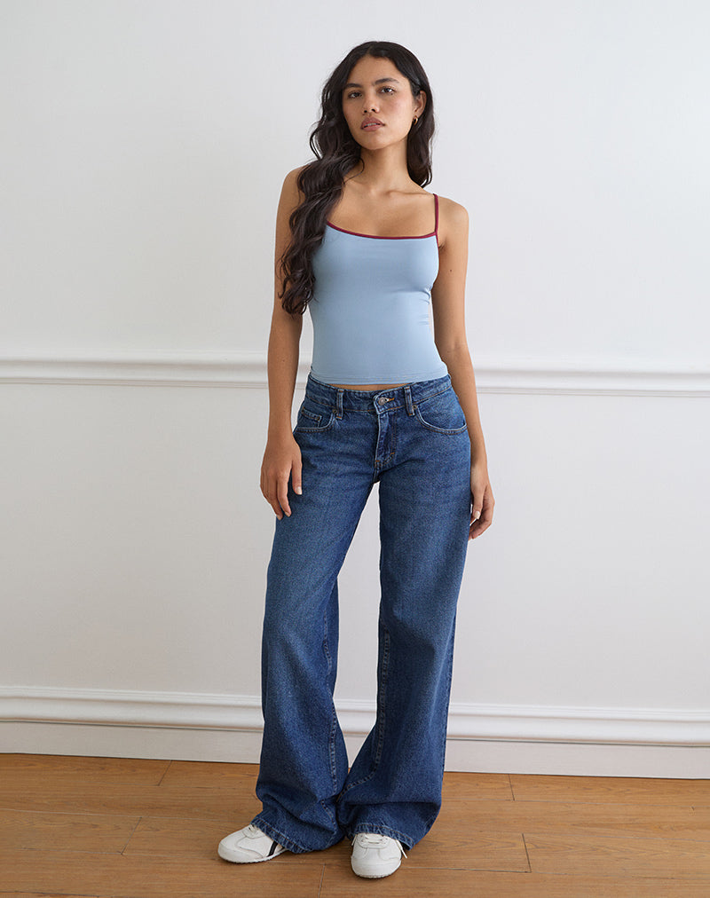 Débardeur Jasila bleu