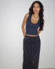 Image of Jastio Vest Top in Ocean Storm Ribbed Jersey