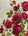 Bouquet de roses crème