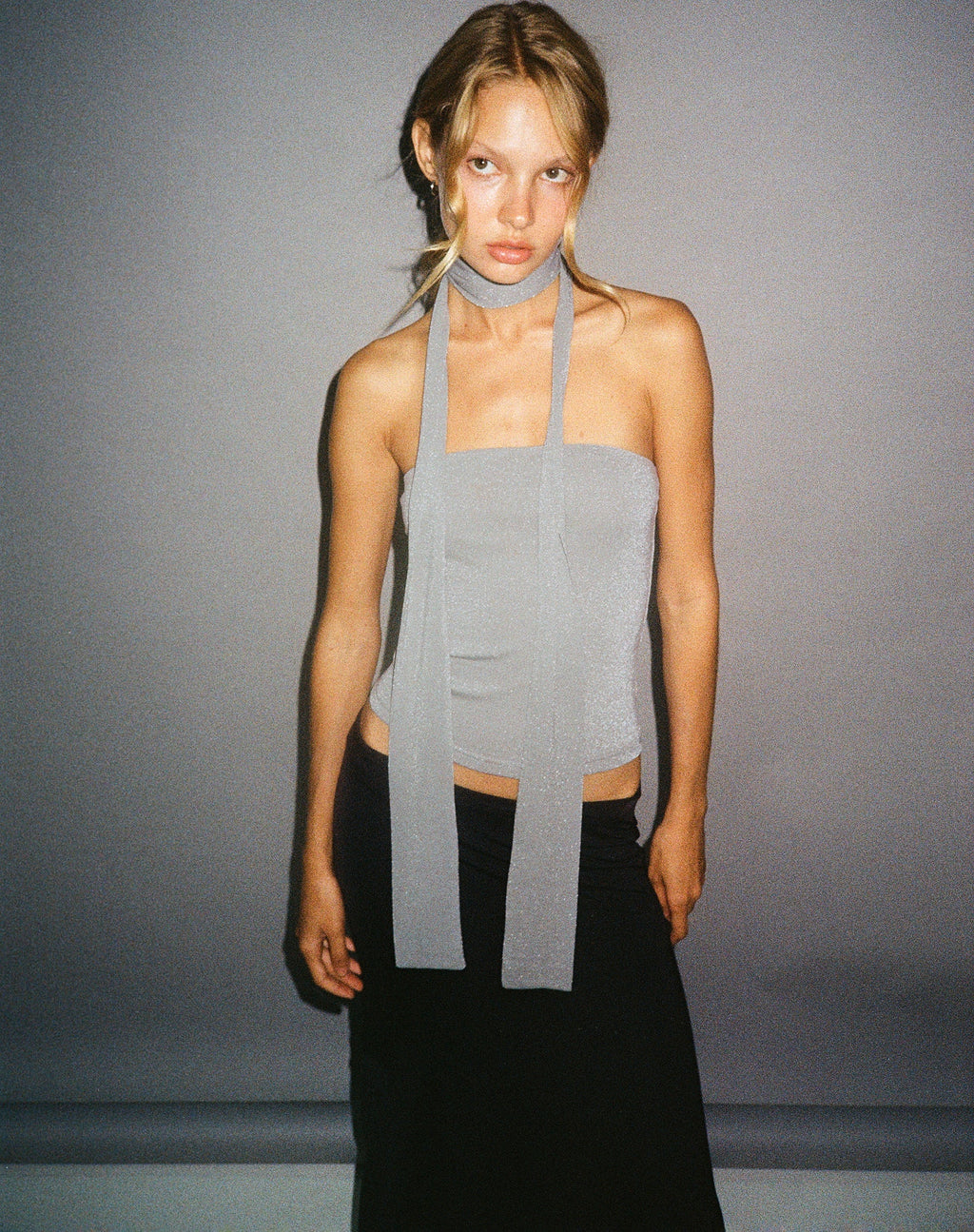 Ensemble bandeau et foulard Jeldia en argent