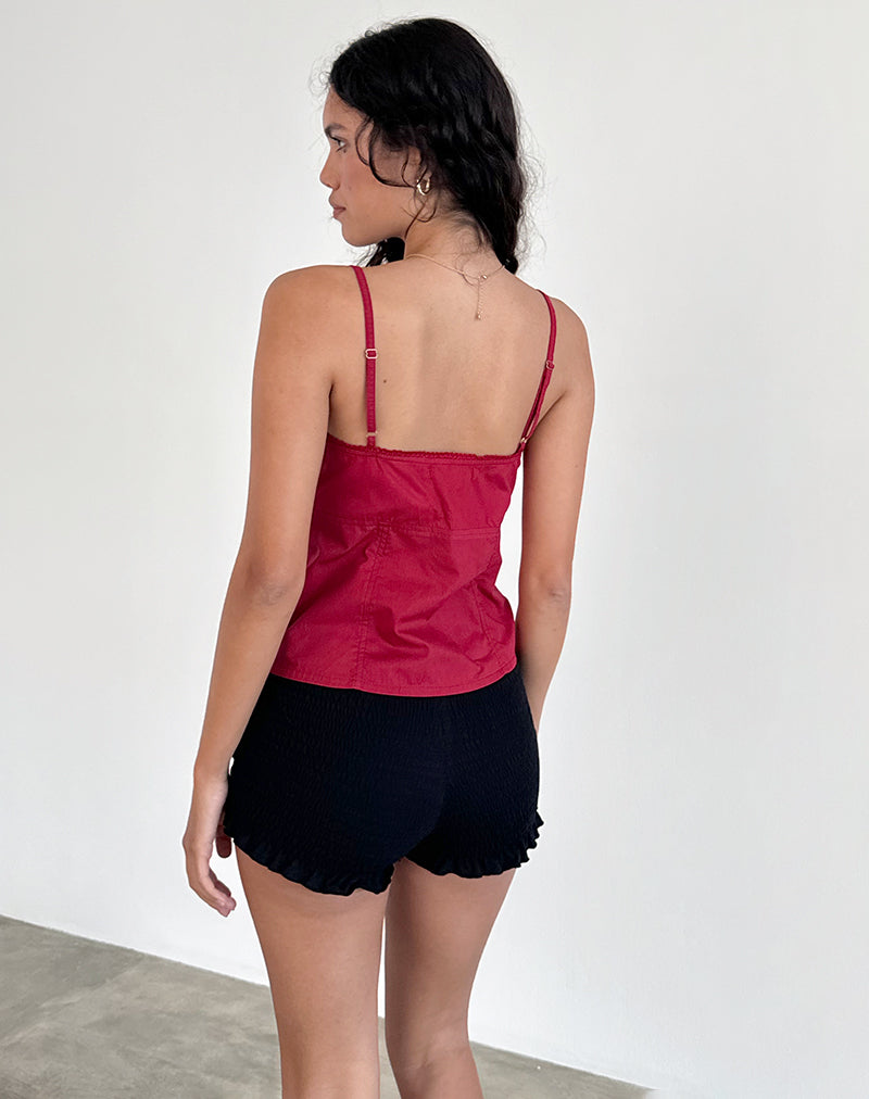 Image de Jepuni Cami Top in Adrenaline Red