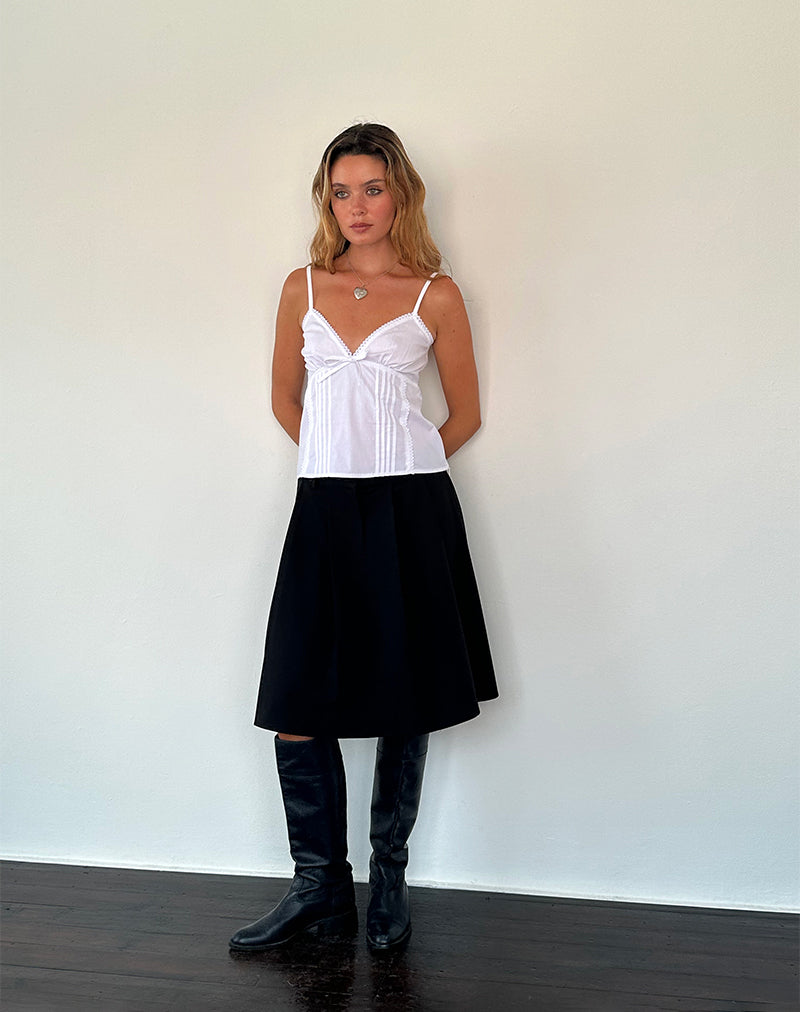 Image de Jepuni Cami Top in White Poplin