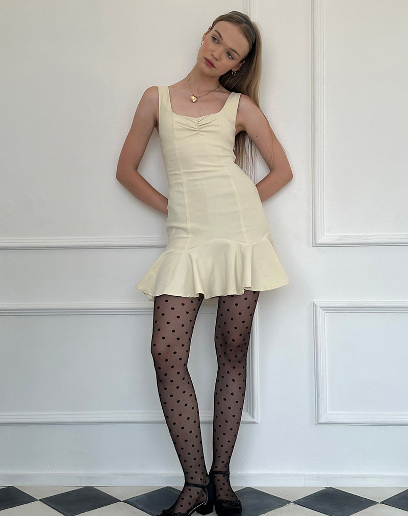 Mini robe Jetsam en crème