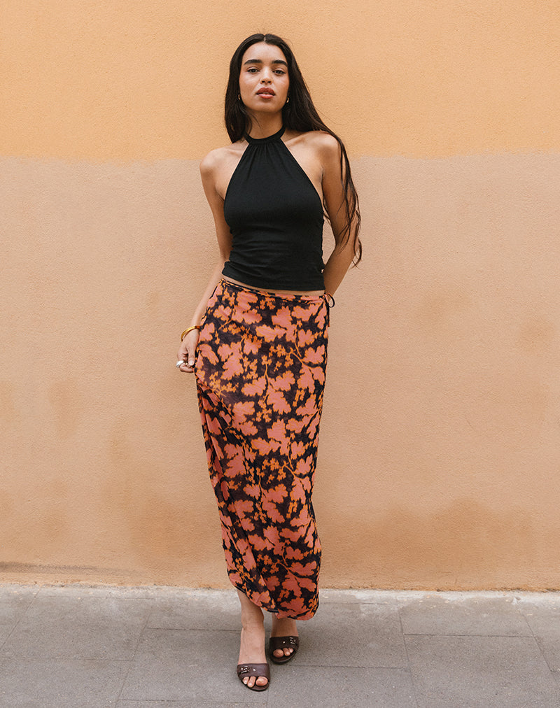 Image de Jezza Slip Maxi Skirt in Furnishing Floral