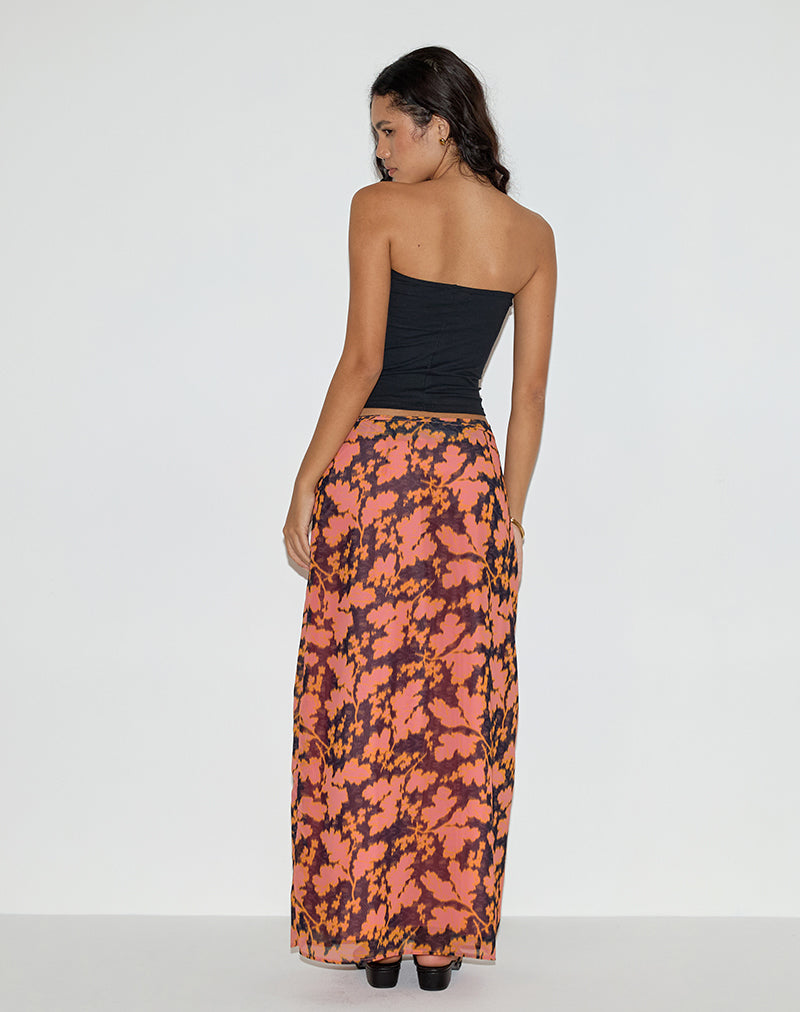 Image de Jezza Slip Maxi Skirt in Furnishing Floral