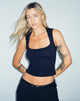 Image de Jinsu Crop Top en Lycra Noir