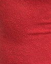 Stretch texturé rouge