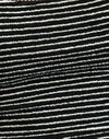 Rayures noires et blanches avec bordures en picots