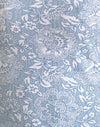 Lycra blanc imprimé orné