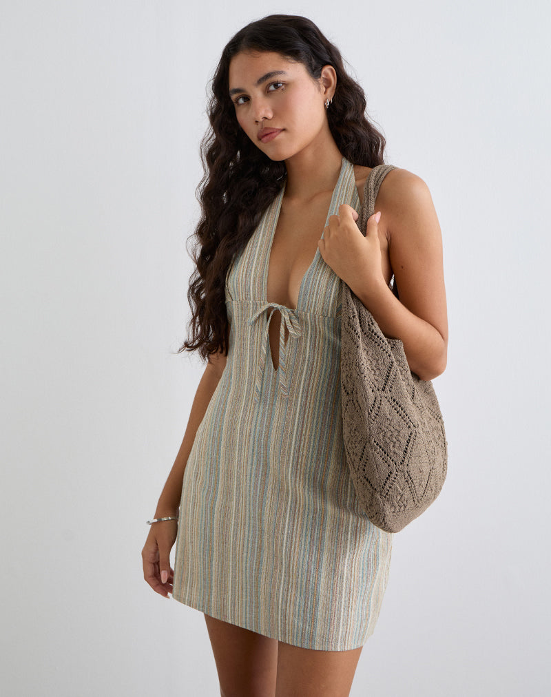 Image du sac en crochet Fika en marron