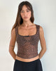Image de Jiraya Top en maille imprimée Rar Leopard