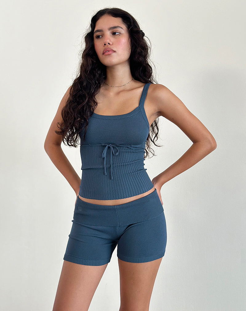 Pantalon chaud en tricot Hallie, Ocean Storm