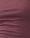 Coton chanvre mauve