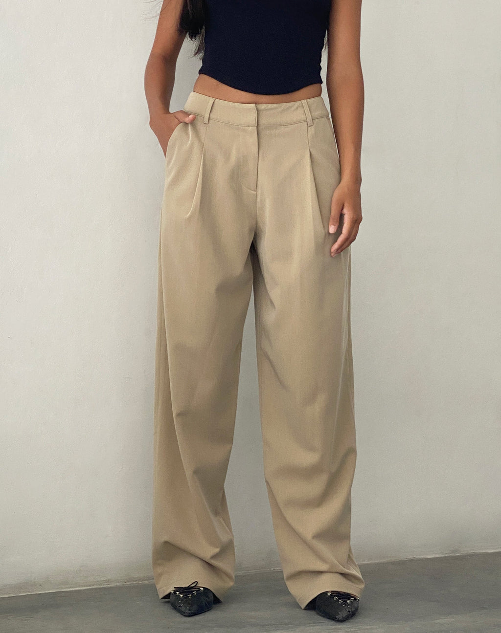 Pantalon à jambes larges Sakaria, Tailoring Stone