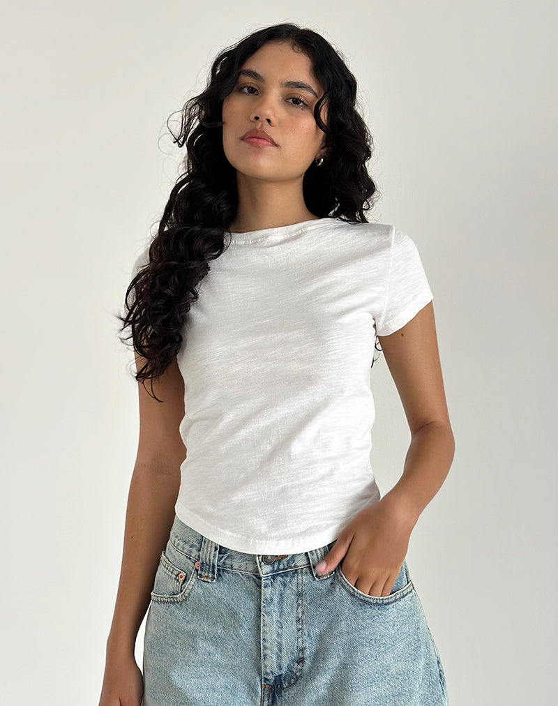 Jojes - T-shirt en jersey - Blanc