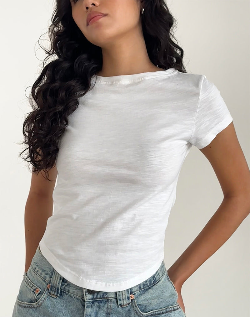 Jojes - T-shirt en jersey - Blanc