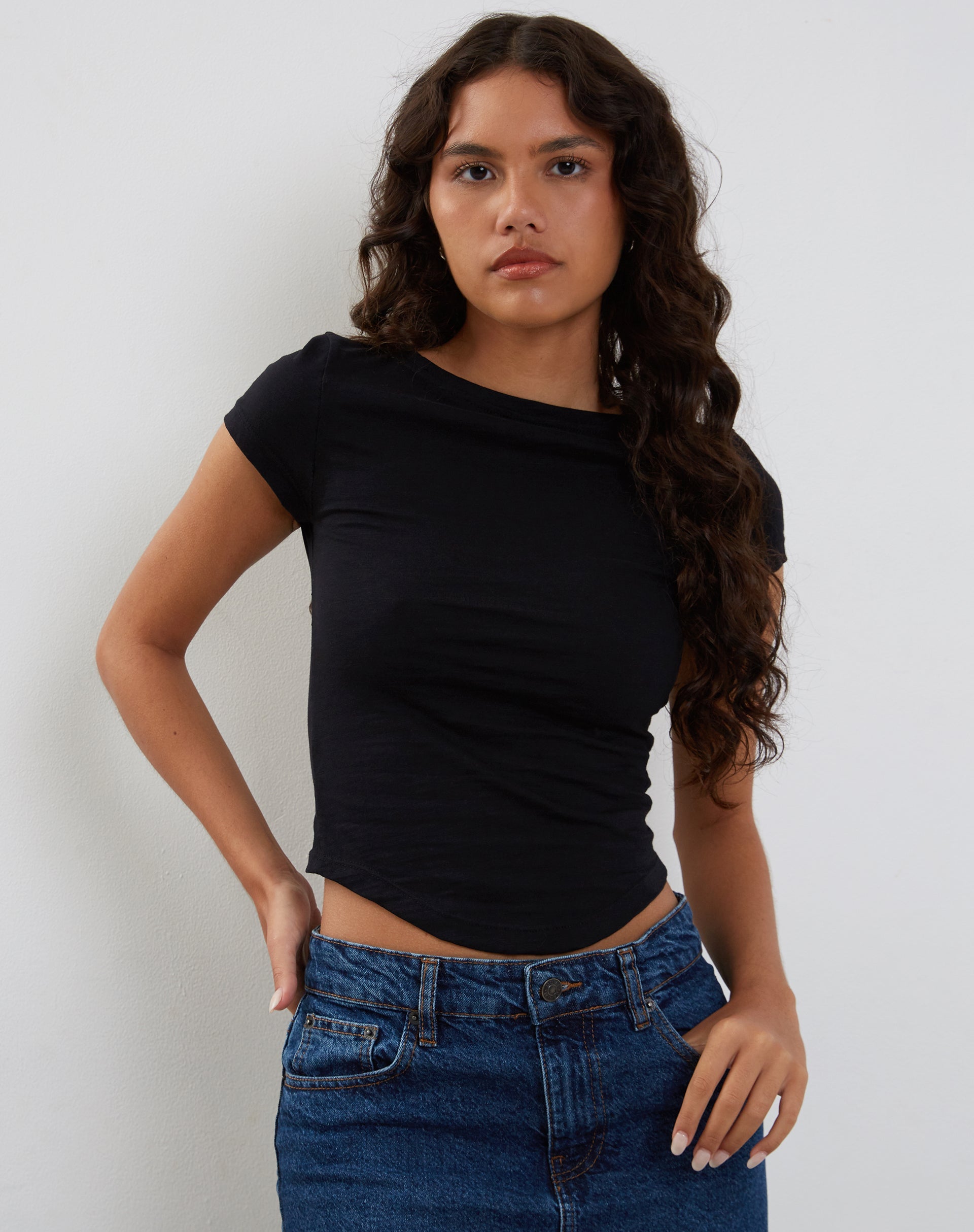 Image de Jojes Jersey Tee en noir