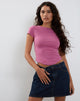Image de Jojes T-shirt en jersey rose cachemire