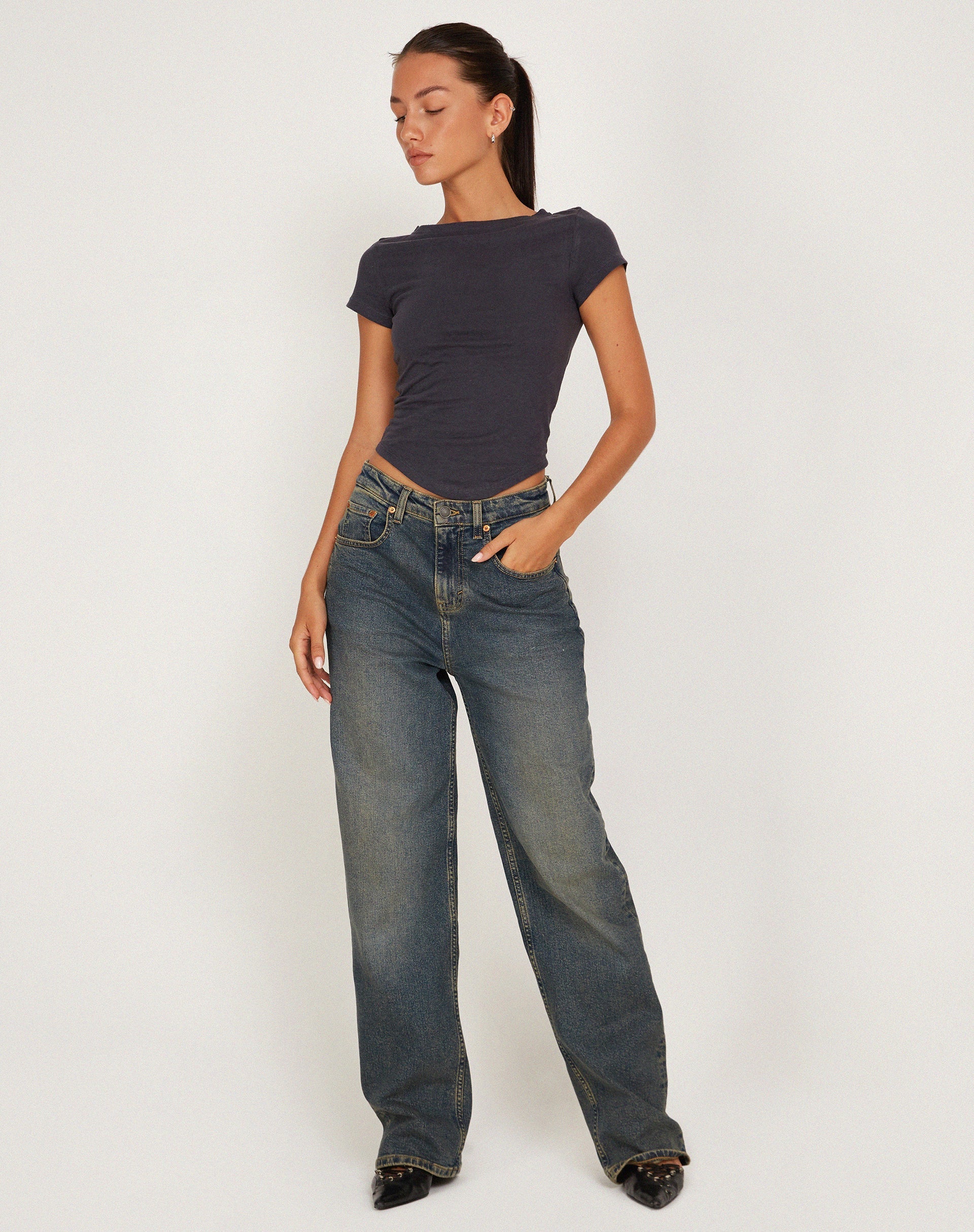 Image de Jojes Jersey Tee in Ocean Storm
