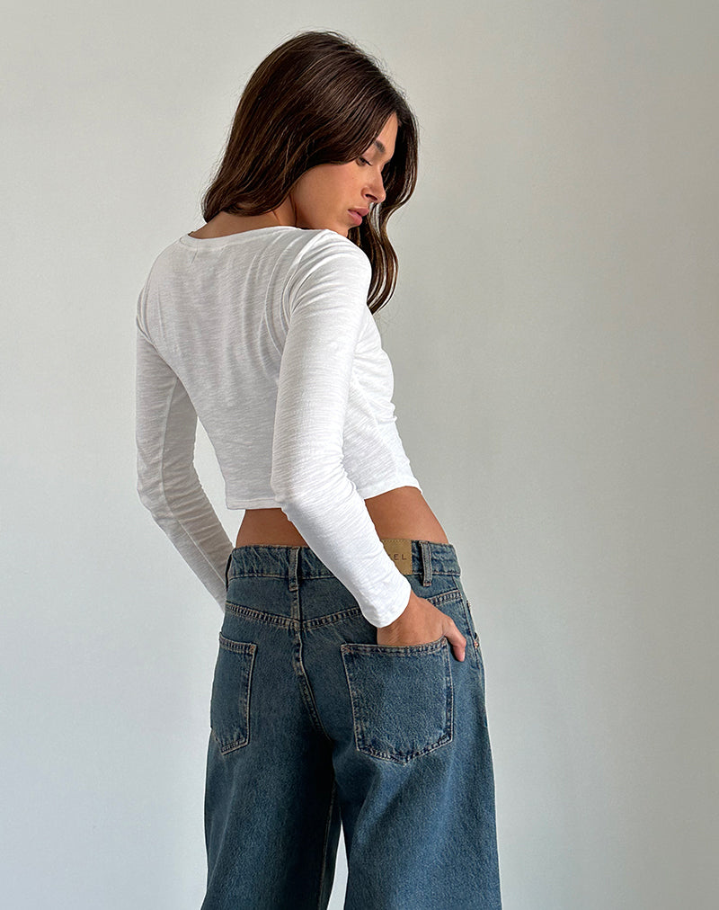 Image de Jojisa Top en Jersey Off White
