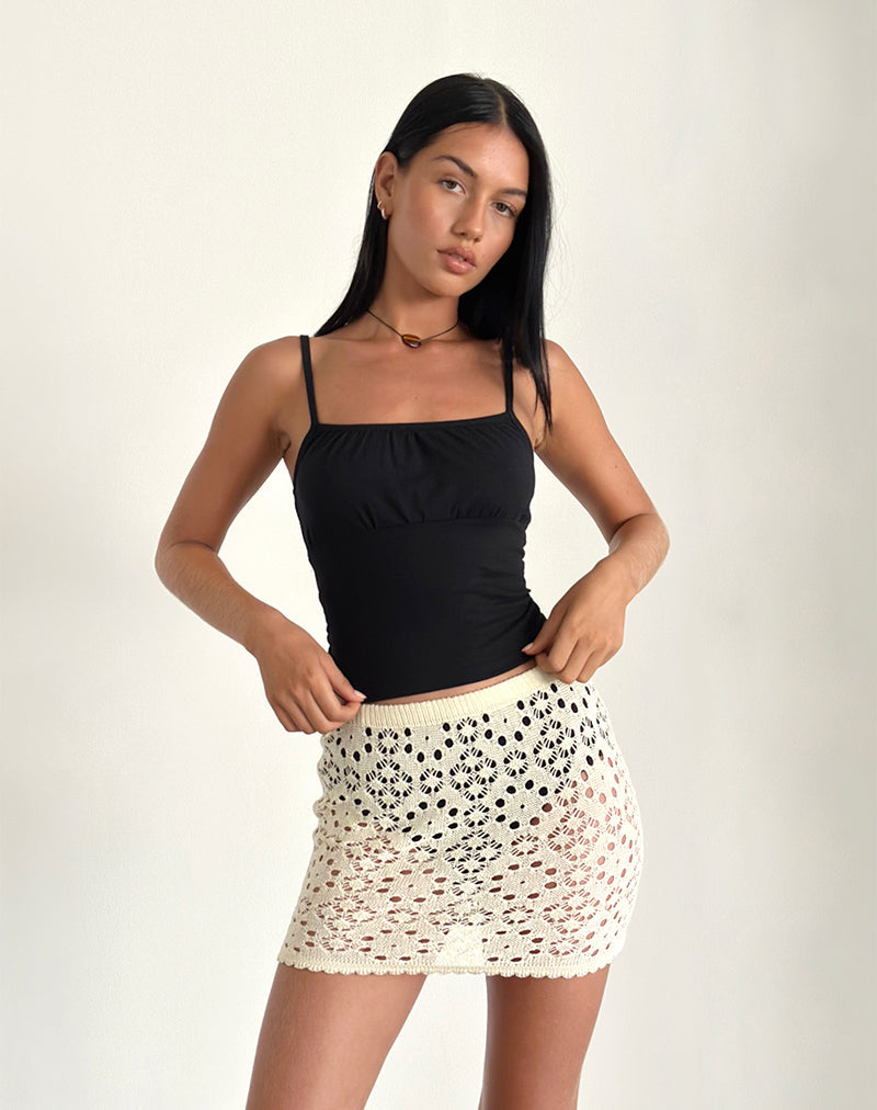 Image de la mini-jupe Jovita en crochet Buttercream