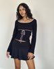 Image de Juhye Top tricoté en noir et rose