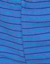 Tissu éponge à rayures bleues