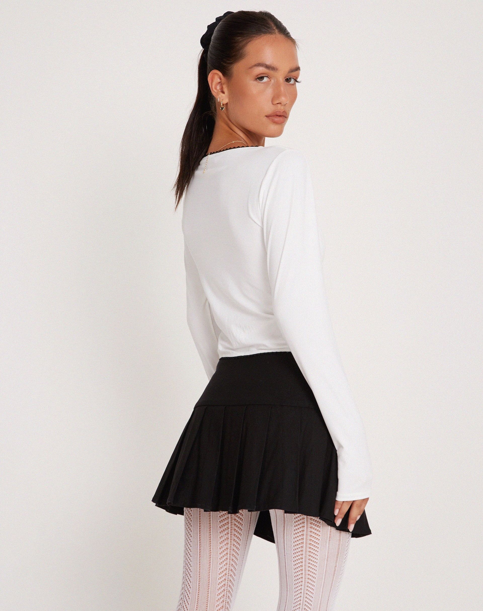 Image de JUNIE BALLET JERSEY TOP WHITE