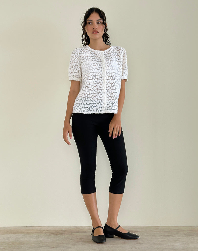 Image de Kaelyn Top in Dahlia Lace Ivory