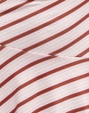 Rayure diagonale rose