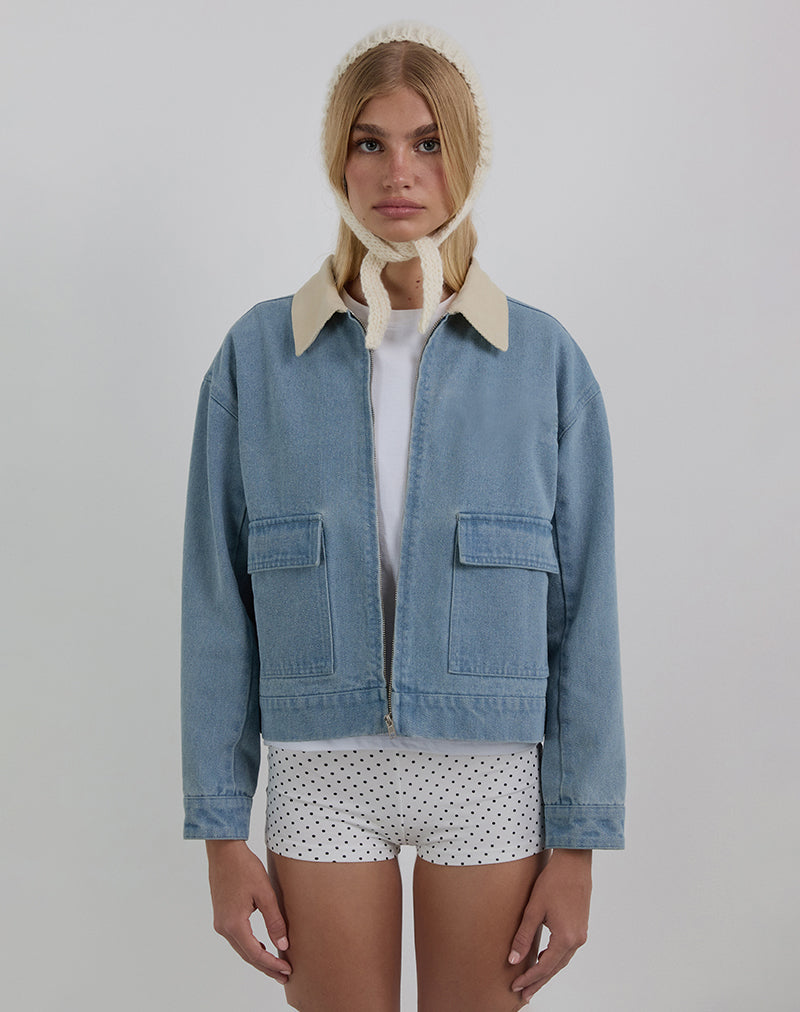 Veste Kahyun en denim Light Wash