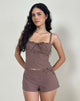 Image de Kamden Cami Top in Linen Deep Taupe
