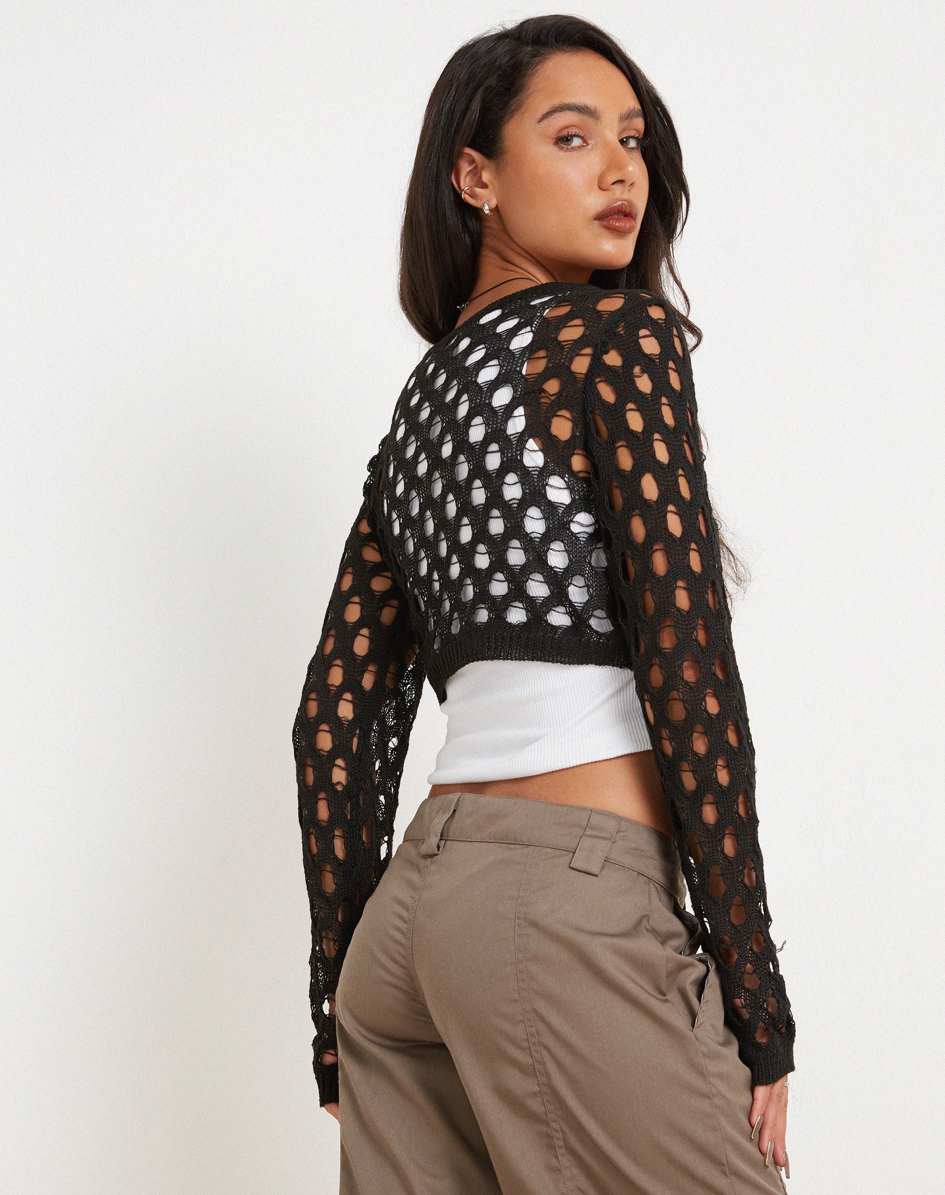 image de Kansaya Crop Top in Black