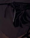Flocage Orchidée Noir