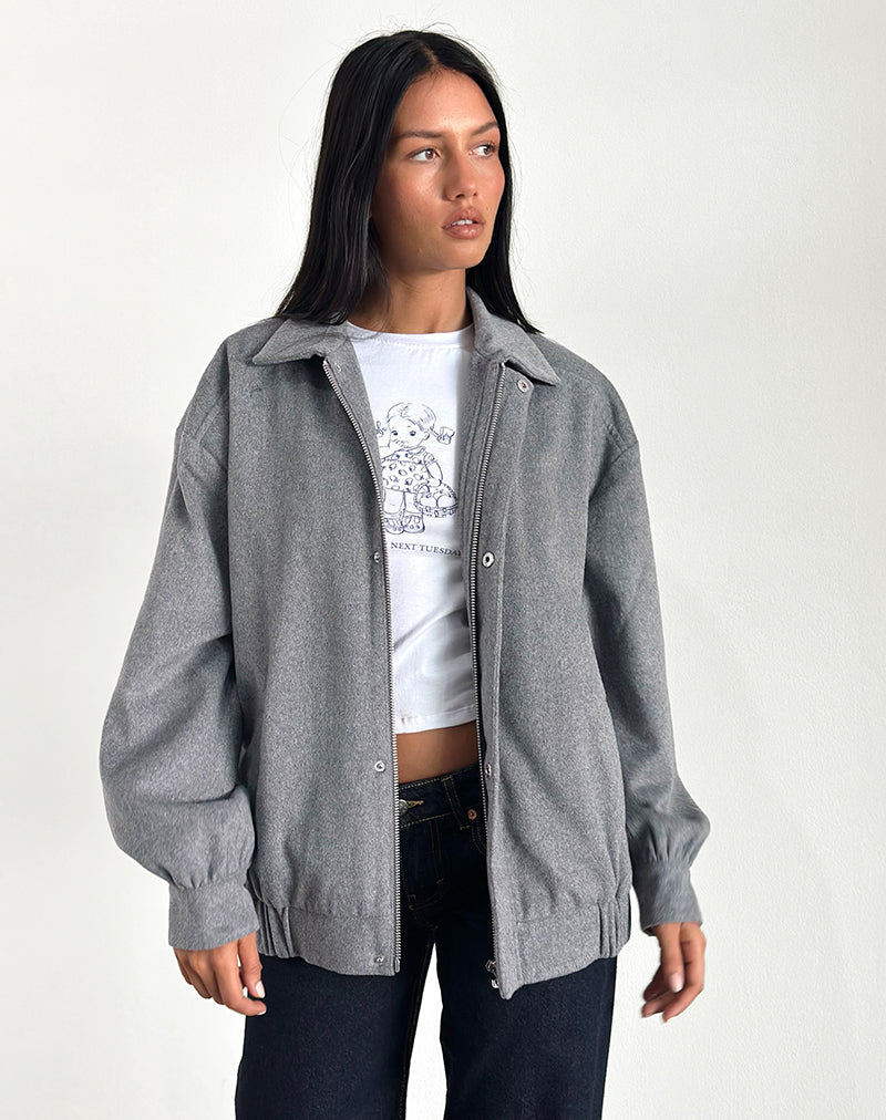 Image de Karinta Jacket in Grey Marl Wool