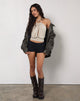 Image de Karise Plunge Top in Cupro Oatmilk