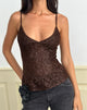Image de Karka Cami Top in Drape Sequin Brown